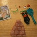 doll parts lot for scrapbooking, altered art, pattern making, etc
