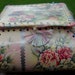 Vintage Hand Made Card Crochet Box RESERVED for Victorian Lady