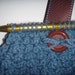 UNIQUE KNITTING BAG with knitting needle accent