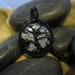 Tree of Life wire wrapped pendant with Snowflake Obsidian