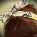 Dolly Bow, Yellow, Black and Creme Wire Headband