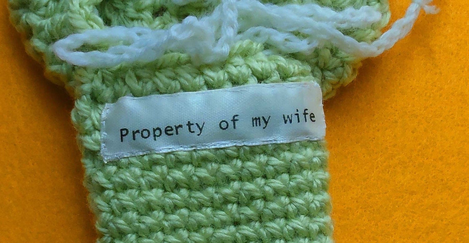 Crochet Willie warmer gift for him mature Property of my wife