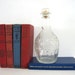 Vintage Decanter Glass Liquor Bottle Christian Brothers Tricentennial Tiffany Barware Decor