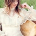 Meet Me Where the Wildflowers Bloom Vintage 1970s Wedding Dress