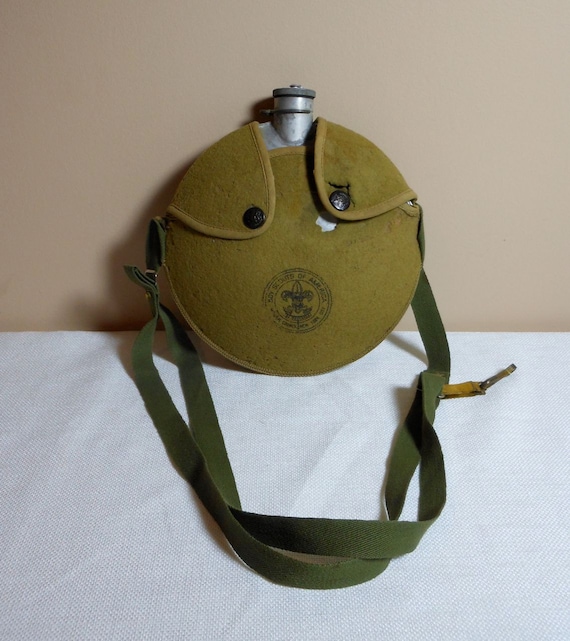 Vintage Official Boy Scout Canteen by 2cool2toss on Etsy