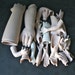 Macabre Vintage Collection of Broken Porcelain Doll Arms and Hands Perfect for Altered Art or Halloween Assemblage