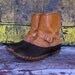 vintage Maine Hunting Boots LL Bean strap and buckle leather duck boots shoes fall winter made in USA vtg womens 9 LM