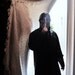 Vintage Rubberised black PVC coat, XL