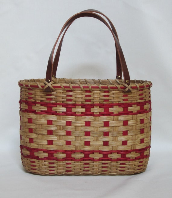 basket woven tote