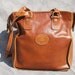 Brahmin large tote bag purse tan leather