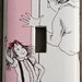 Eloise Light Switch Plate / recycled / upcycled / easy to clean