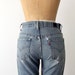 Vintage Levis Jeans / Flared Denim / Size 7 Jr