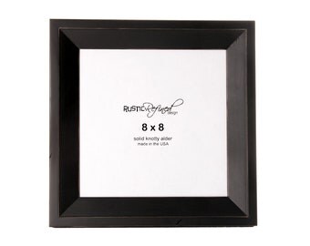 8x8 Haven picture frame - Black, Free Shipping