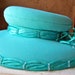 Vintage Ladies Turquoise Hat