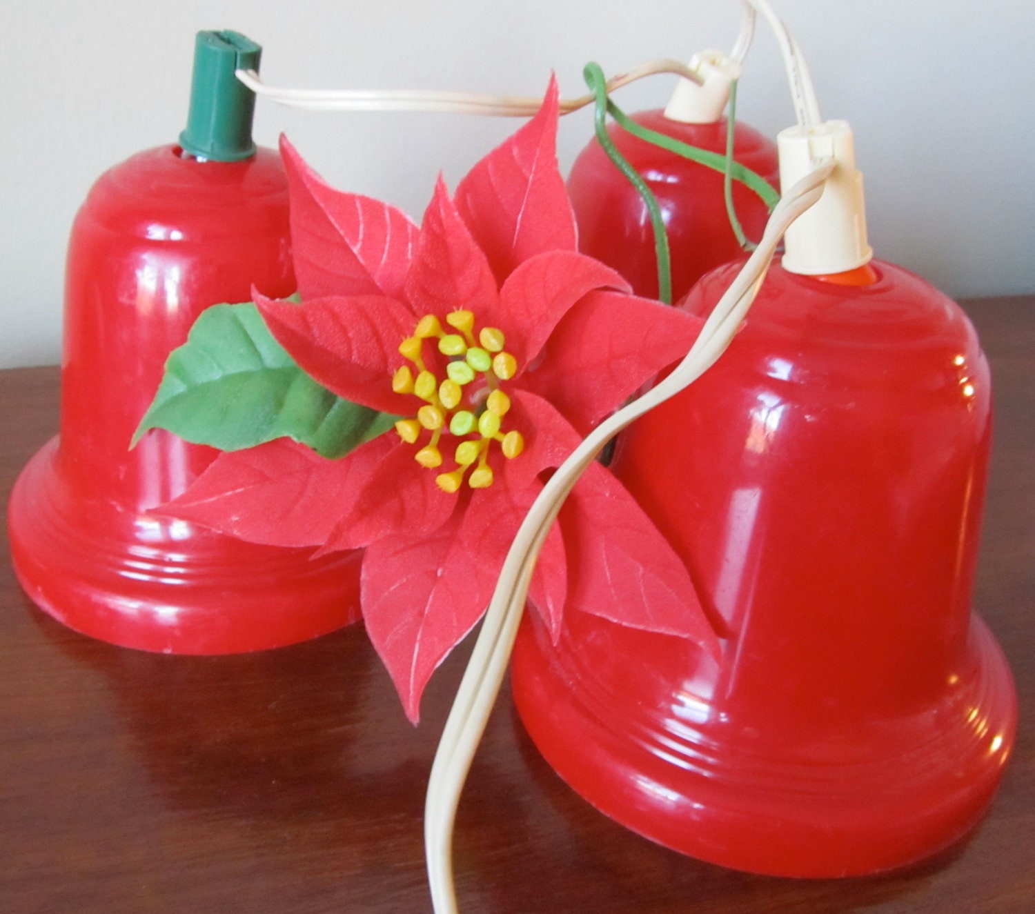 vintage kitsch noma plastic christmas bell lights with vintage kitsch noma plastic christmas bell lights with