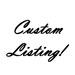 Custom Listing for Najwa