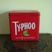 Vintage British Typhoo Tea Tin Caddy Box