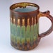 Mug with multiple glazes