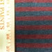 Pretty Red and Dark Heathered Characoal Grey Wool Lycra Jersey Knit Stripe