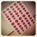 FLASH SALE Half off Red ONLY Lip Nail Decals- Set of 100