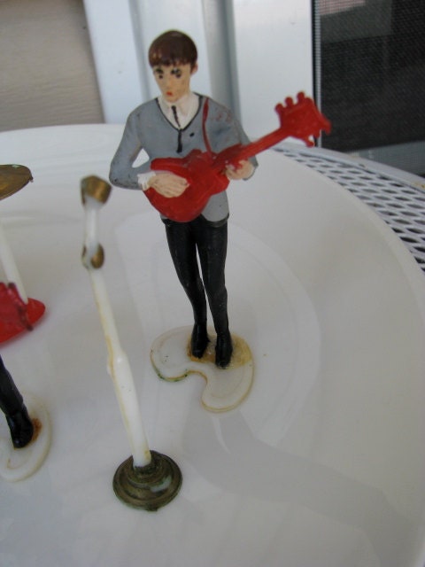 Vintage Beatles Cake Topper Decorations By Wilton