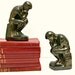 The Thinker Bookends - Gilt Metal - Vintage Home Decor