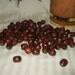Vintage wood beads vintage Supplies wood beads dark beads bulk over 200 beads.