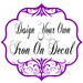 Create Your Own Custom Iron On Decal Heat Transfer TWO LINES