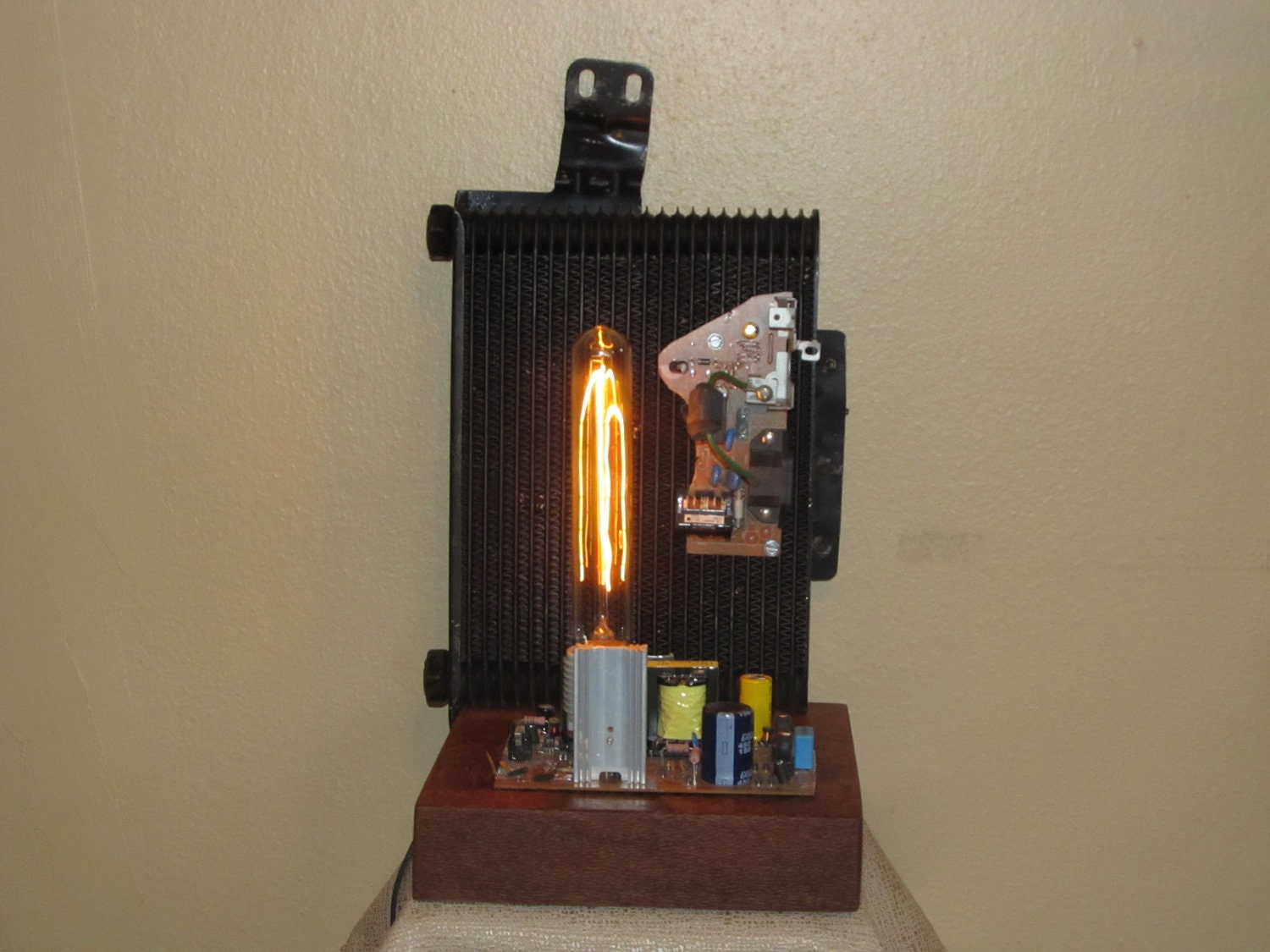 Steampunk Rad(iator) Lamp Number 1