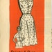 Marian Martin 9171 Womens 1950s Dress Pattern Flared Gored Skirt Shirtwaist Dress Womens Vintage Mail Order Sewing Pattern Bust 38