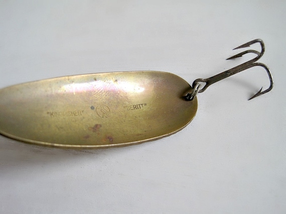 Vintage Brass Spoon Fishing Lure