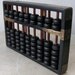 Vintage CHINESE ABACUS Wooden Beads and Frame with Brass HInges