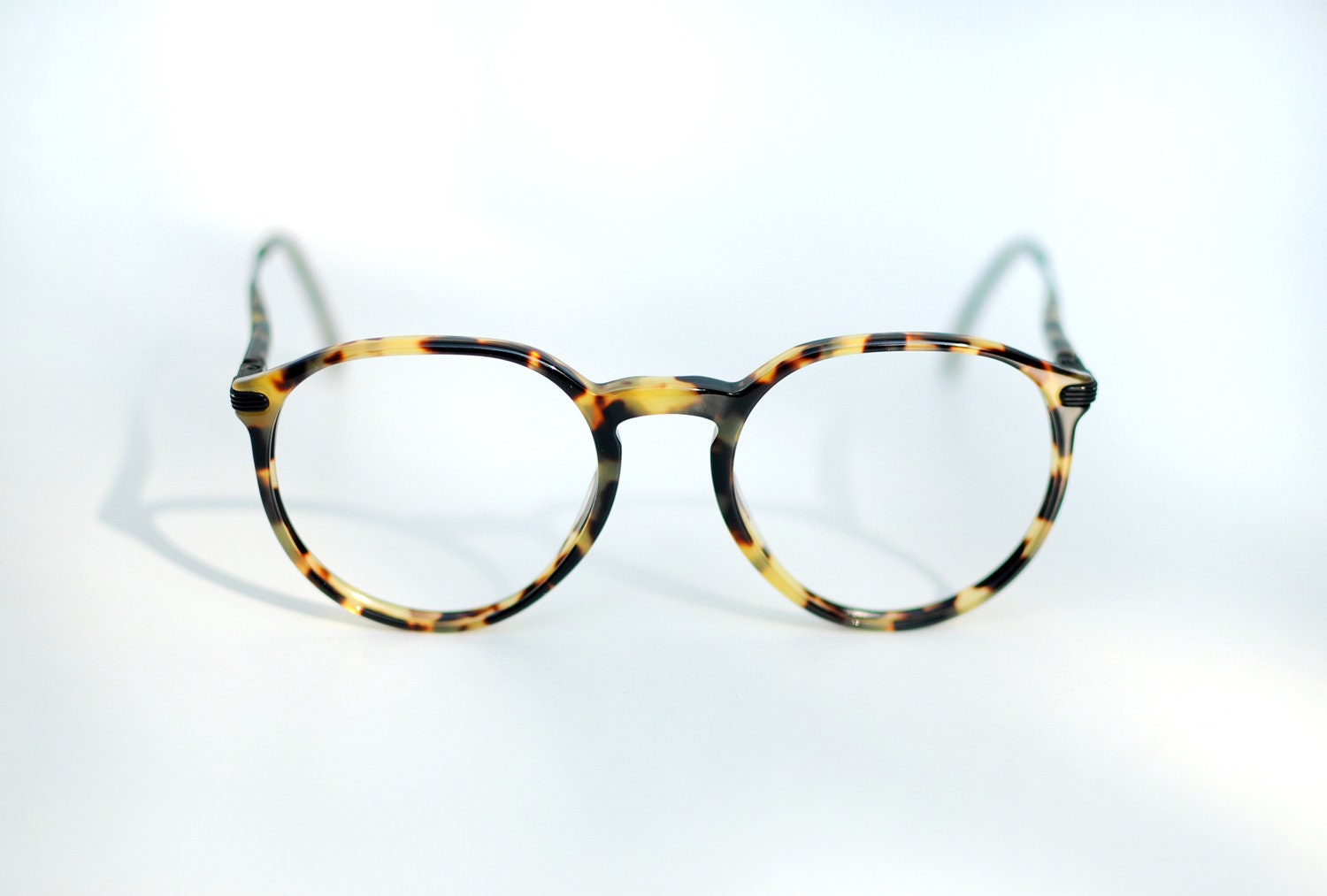 80s Round Glasses Tortoise Shell 1980 Safilo Italy Preppy 