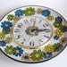 Vintage Spartus Flower Power Wall Clock