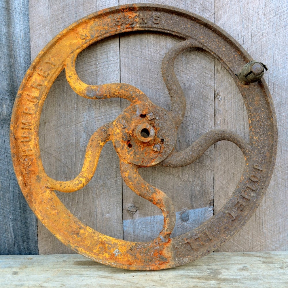 Cast Iron Wheel Bone Grinder Cutter Humphrey & Sons Industrial