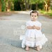 Tea Party Wedding Ring Heirloom Girl's Dress and Slip