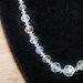 Vintage Necklace Laguna Clear Crystal Bride Wedding Jewelry Holiday Special Occasion Gift