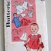 20 inch Baby Doll Clothes Wardrobe Pattern, Butterick 9590, 6 Outfits plus Bib and Panties, Dresses, Kimono, Bonnet, Coat, etc 1960s