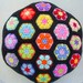 the african flower granny cushion cover/ pillow cover