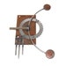 rusty metal wall art - abstract sculpture - industrial art - recycled metal wall art - steel sculpture - metal outdoor art