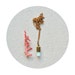 The Hourly Necklace- Delicate Sky Blue Peruvian Opal and Vintage Brass Chain Cylindrical Pendant