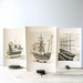 1920s Ship Models Prints (Set of Three)