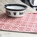 Pet Placemats - Hexagons in Brick a Small Size
