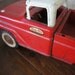 Reserved for Fmakrabawi Vintage Tonka Truck Red Mid Century 1950s Sportsman Pickup Nursery Decor Boys Room