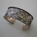 Reserved Vintage Sterling Cuff Bracelet Mexican Western 1980s