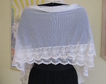 bridal shawl, shawl wedding, ivory lace shawl, wedding shawl