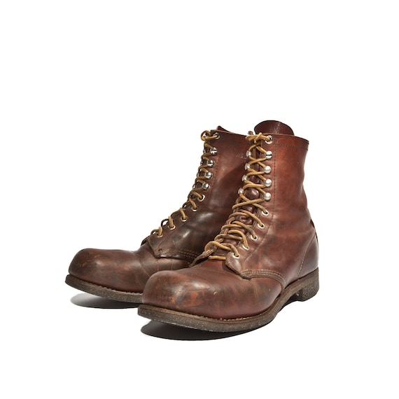 red wing mens lace up boots