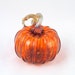 Harvest Fall Decor Blown Glass Pumpkin Art Glass by AvolieGlass