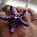 Little Mermaid Inspired PURPLE 'SPARKLEFISH' RING