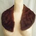 1950s Vintage Genuine Mink Fur Collar for Sweater or Coat